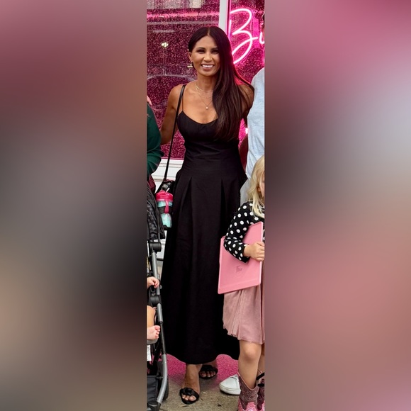 NWT Commense Black Spaghetti Strap Maxi Dress for Cocktail beautiful! - Picture 6 of 6